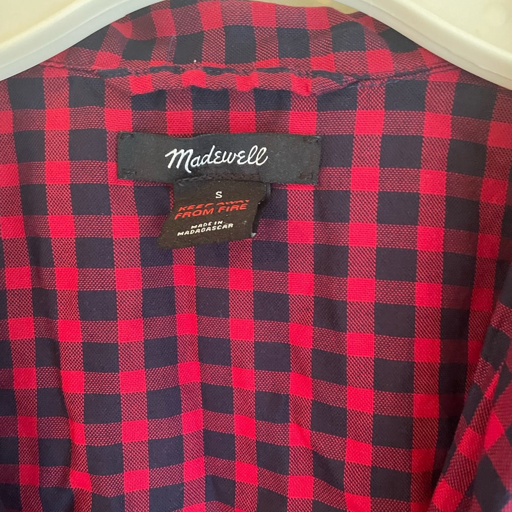 Plaid button up - Picture 2 of 4